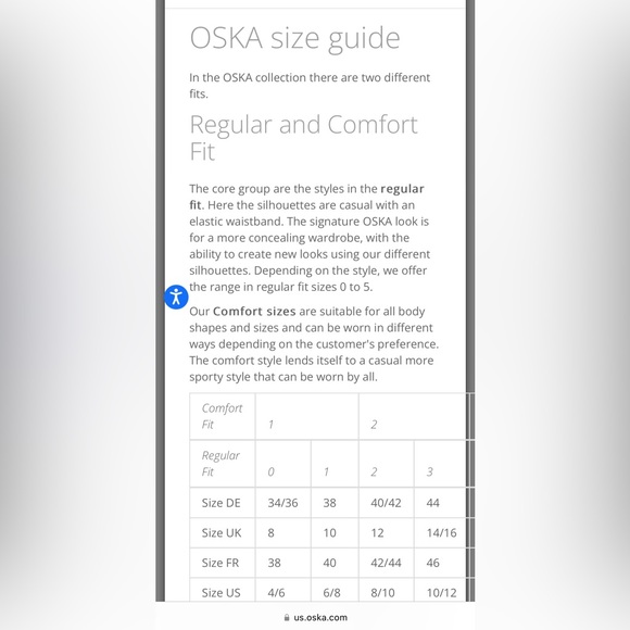 Oska Linen Skirt S129-9 - Picture 9 of 9